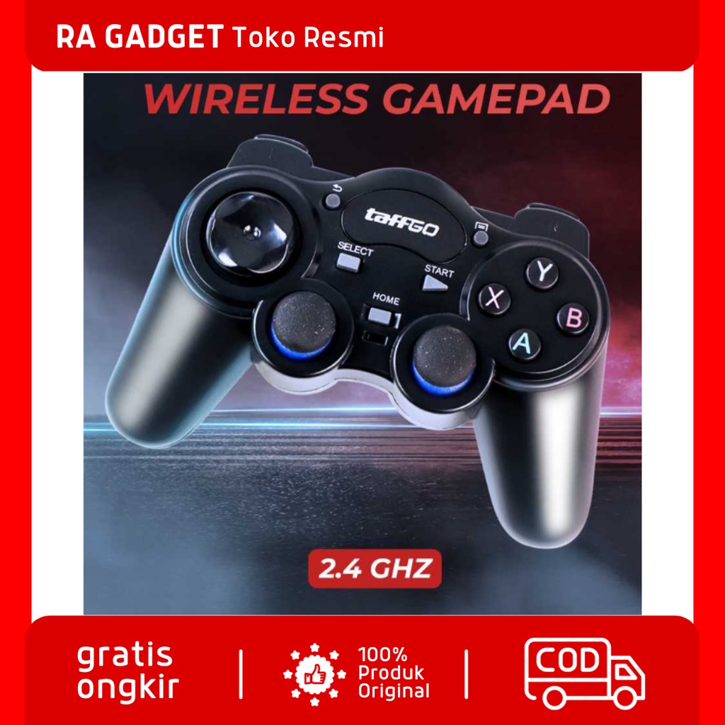Gamepad Wireless 2.4GHz untuk Smart TV Box / Gamepad Tv Android Pc Gaming Controller Smartphone iPho