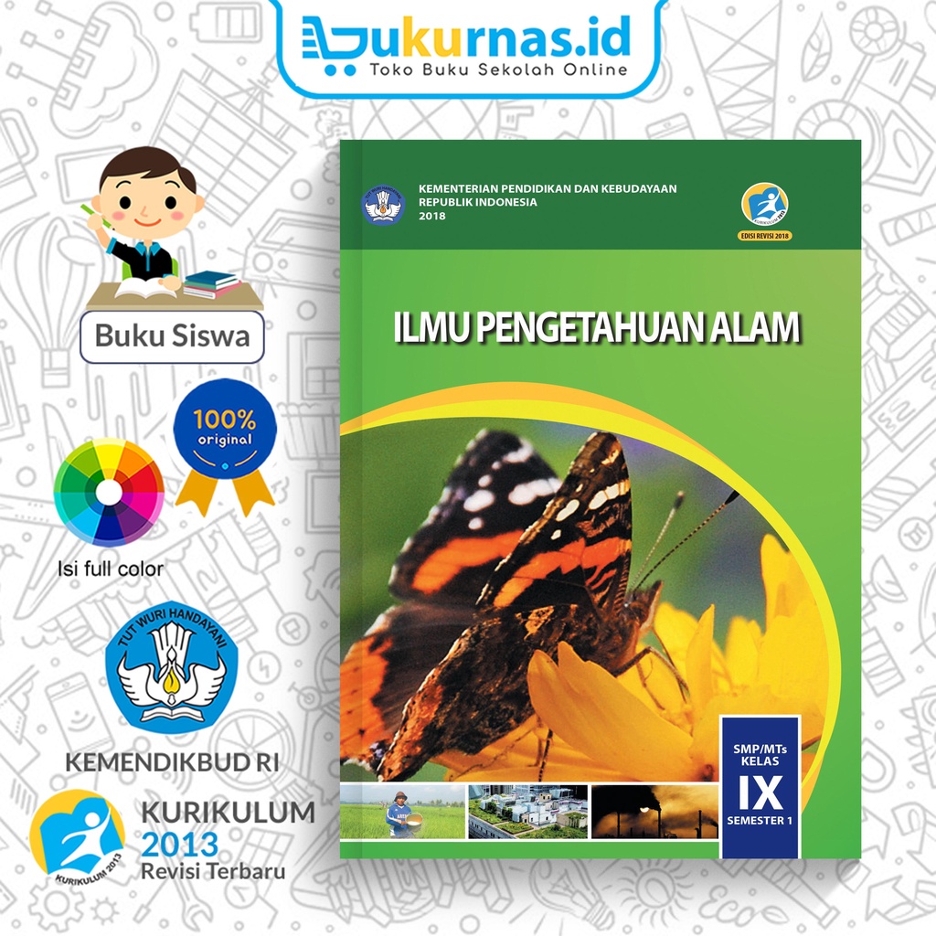 Buku IPA SMP Kelas 9 Semester 1 K13 Revisi 2018