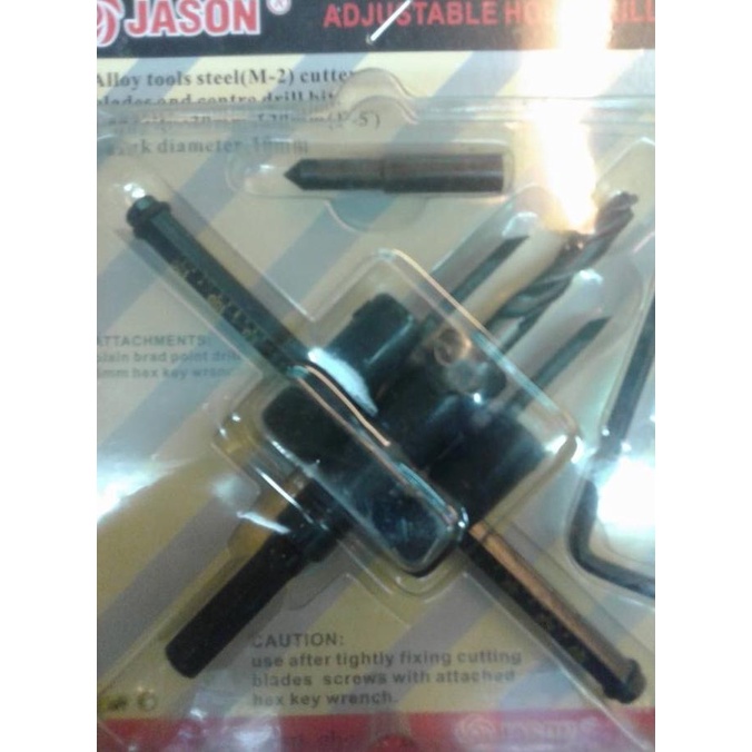 Adjustable Hole Saw / Circle Hole Saw Cutter Jason 30 - 120 Mm