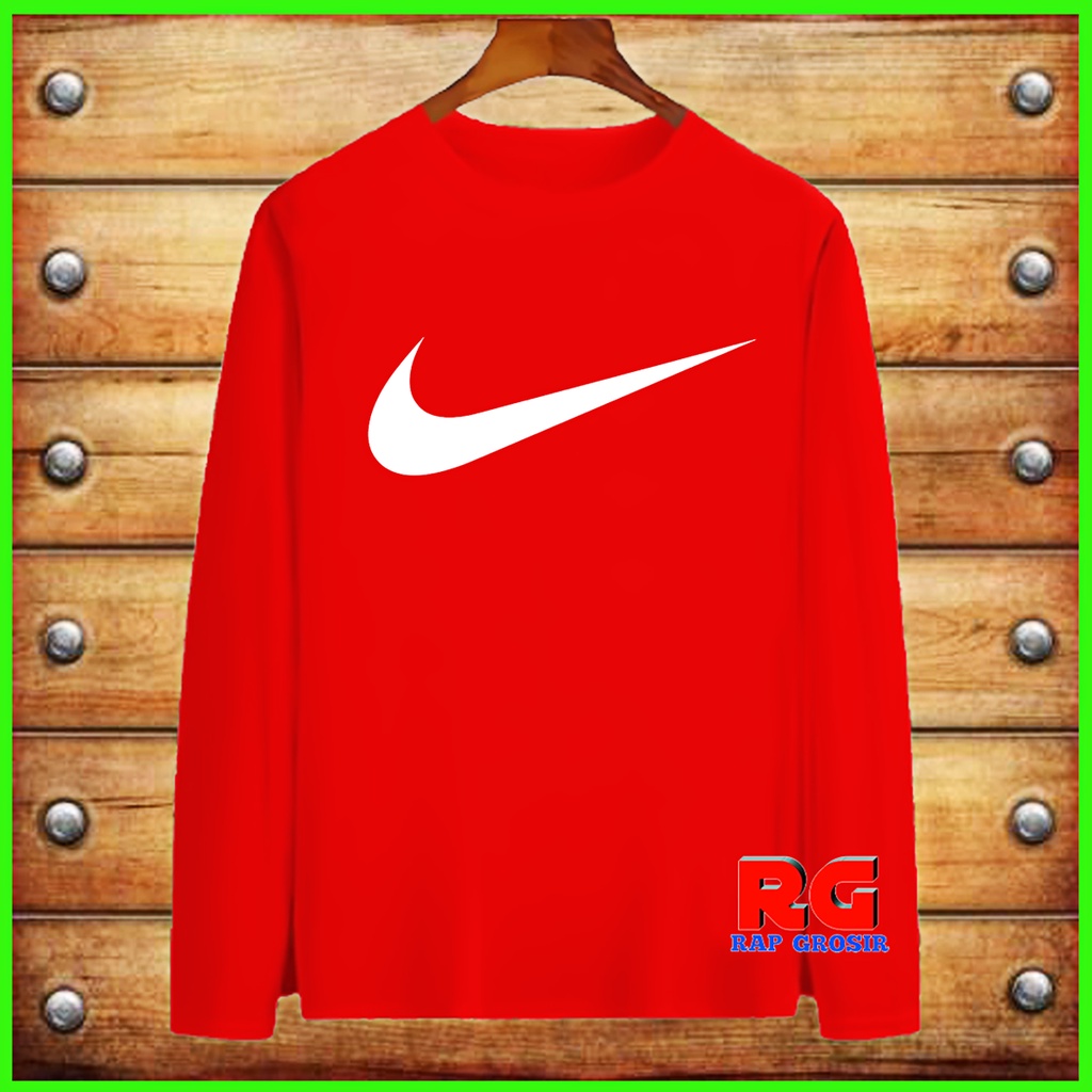 Baju Kaos Nike  - Atasan Kaos Lengan Panjang Wanita Pria - Kaos Distro Pria Wanita - Kaos Tshirt Obl