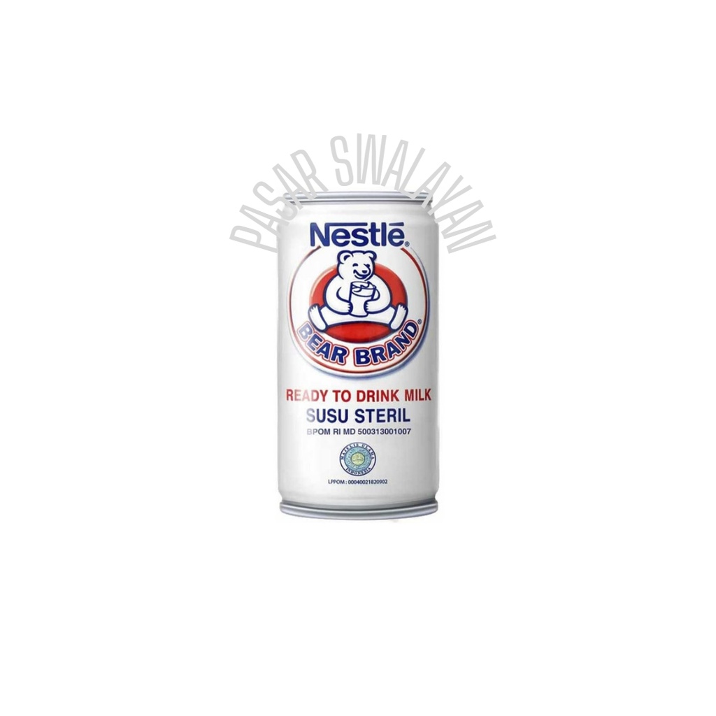 

Nestle Bear Brand Susu Steril 189ml / Susu Beruang