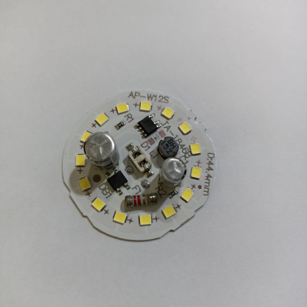 PCB Mata Lampu LED 12w Tanpa Driver - 12 Watt Langsung 220V (SE)