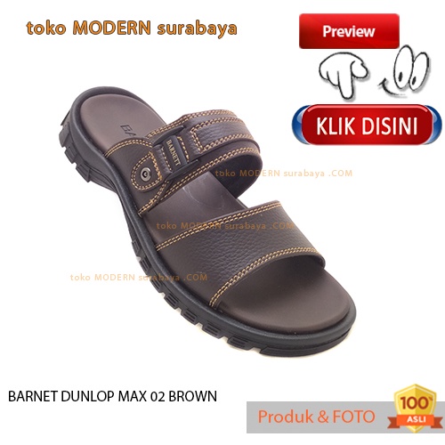 Sandal pria casual sandal slide BARNET DUNLOP MAX 02