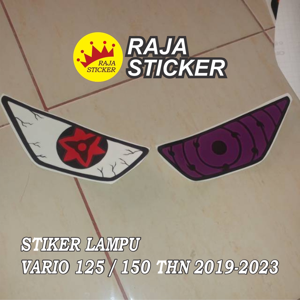 STIKER LAMPU MATA SARINGGAN SASUKE VARIO NEW 2018 2019