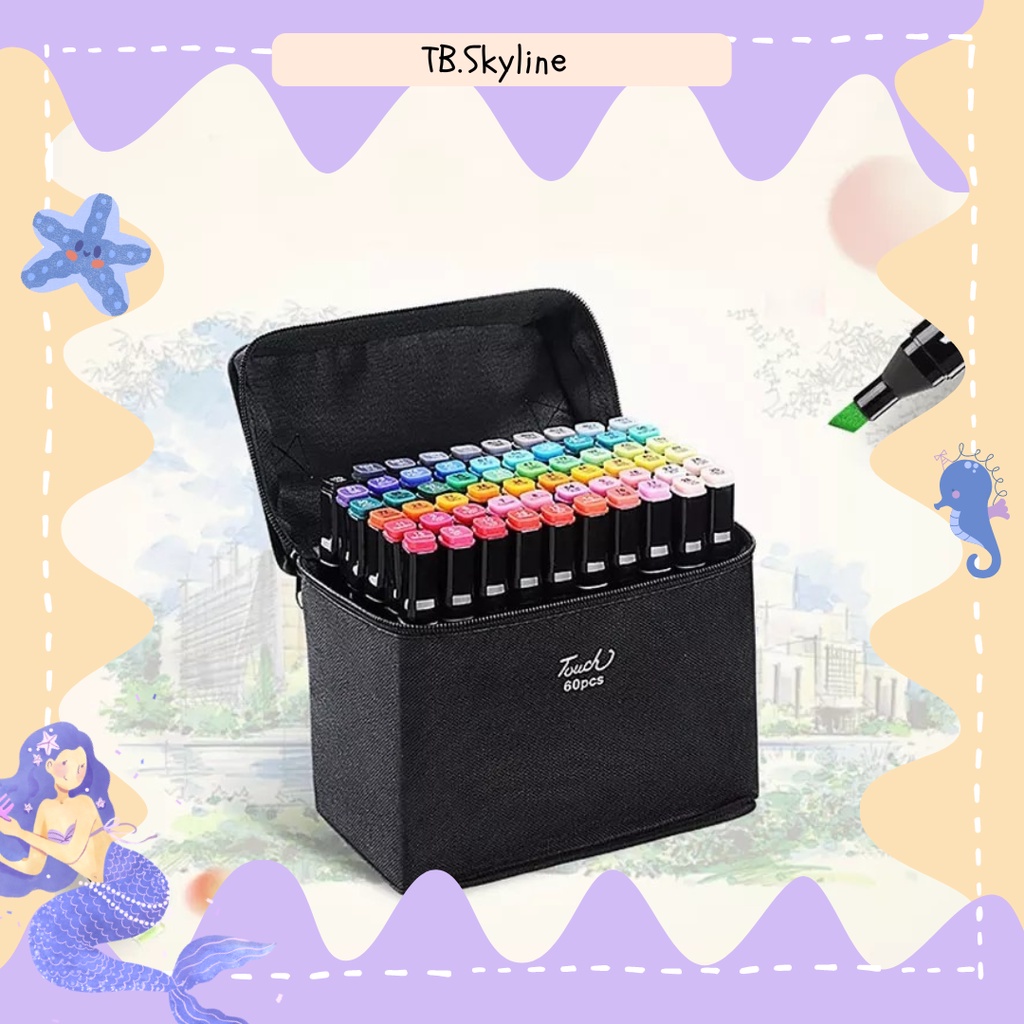 

Triple W Twin Marker Colour Sketch Spidol Gambar Warna Sketsa 30 & 60