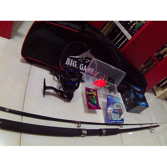 SET ALAT PANCING LAUT LENGKAP KEKUATAN 30KG TERMURAH ORIGINAL