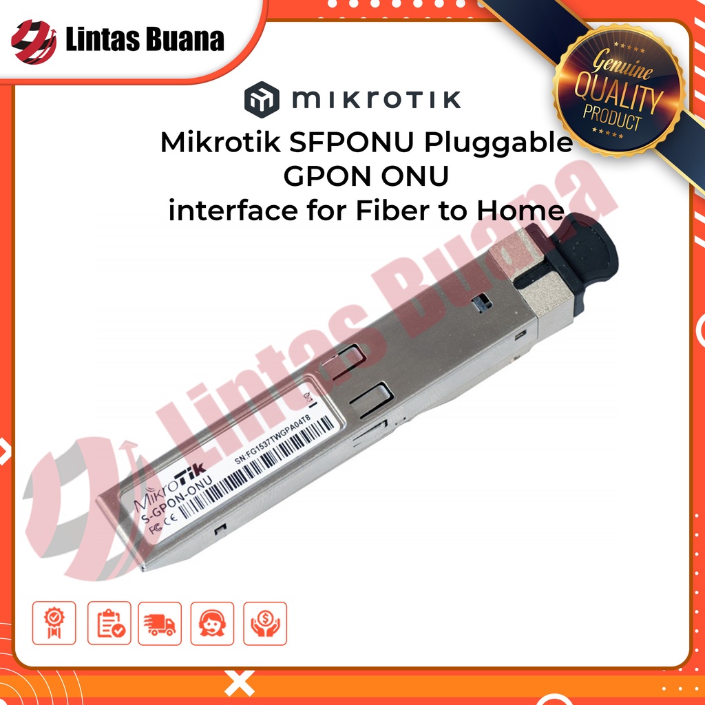Mikrotik GPON ONU module SFP Tranceiver Gigabit Pluggable SFP GPON Module ONU