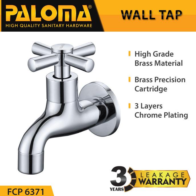 PALOMA FCP 6371 Keran Taman Bak Mandi Cuci Dinding Tembok Kran Air