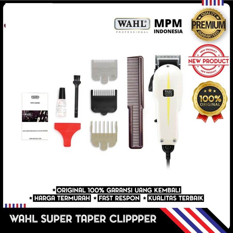 ORIGINAL Alat cukur rambut Clipper Wahl / Wahl Super Taper Mesin Cukur - KABEL