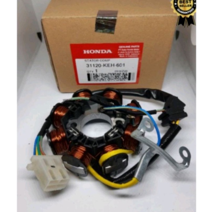 31120-KEH-660 HGP AHM 100% ORIGINAL SPUL ASSY MEGAPRO HIU DOBEL STATER  STATOR COMP 31120KEH660