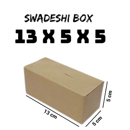 

kardus/karton/box uk. 13x5x5 cm untuk packing singlewall polos
