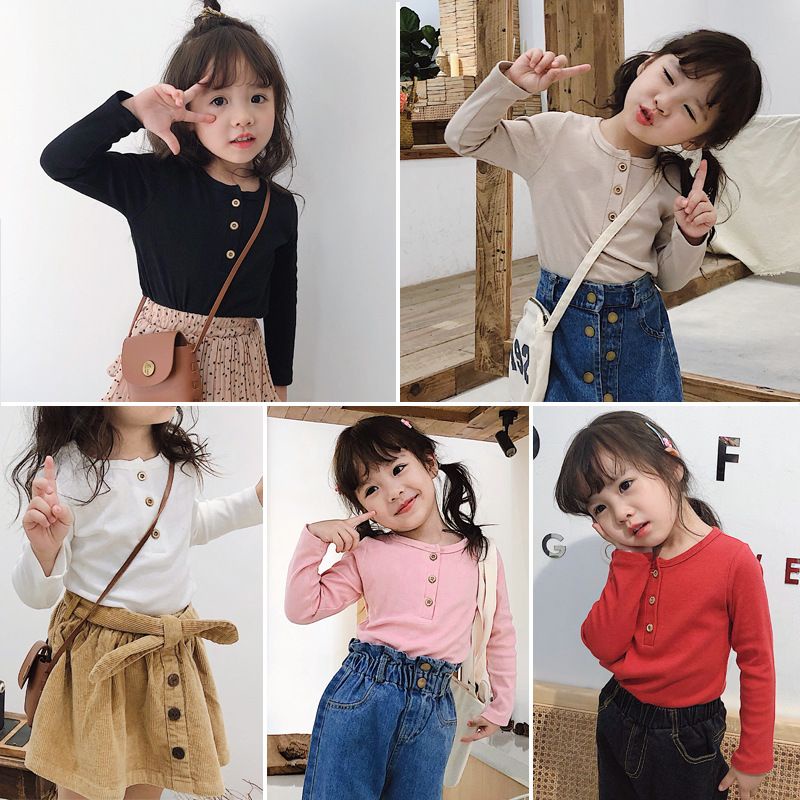 Baju lengan panjang anak perempuan/ Baju lengan panjang anak import/ Baju lengan panjang anak