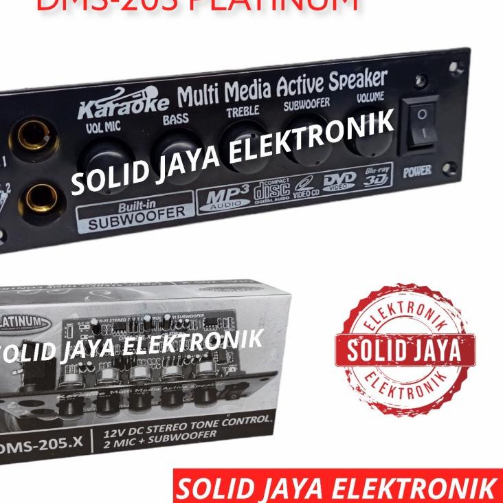 ▼ KIT TONE CONTROL AKTIF 12V DC DMS205 KONTROL HI FI STEREO SUBWOOFER SUB MIC MIC KARAOKE 12 VOLT V 