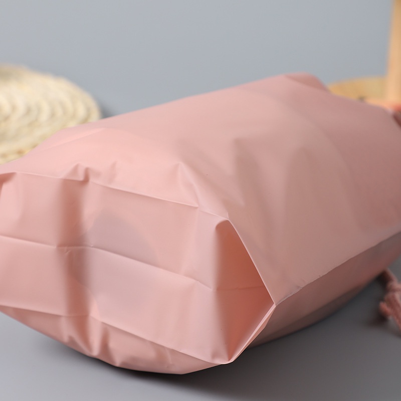 MMM Premium Drawstring Pouch Bag Tas Serut Tebal Packaging Makeup Kantong Travel Warna Pastel Sebaguna Bahan Tebal Organizer Bag Anti Air Tempat Penyimpanan Pakaian Make Up Pouch Serut Murah