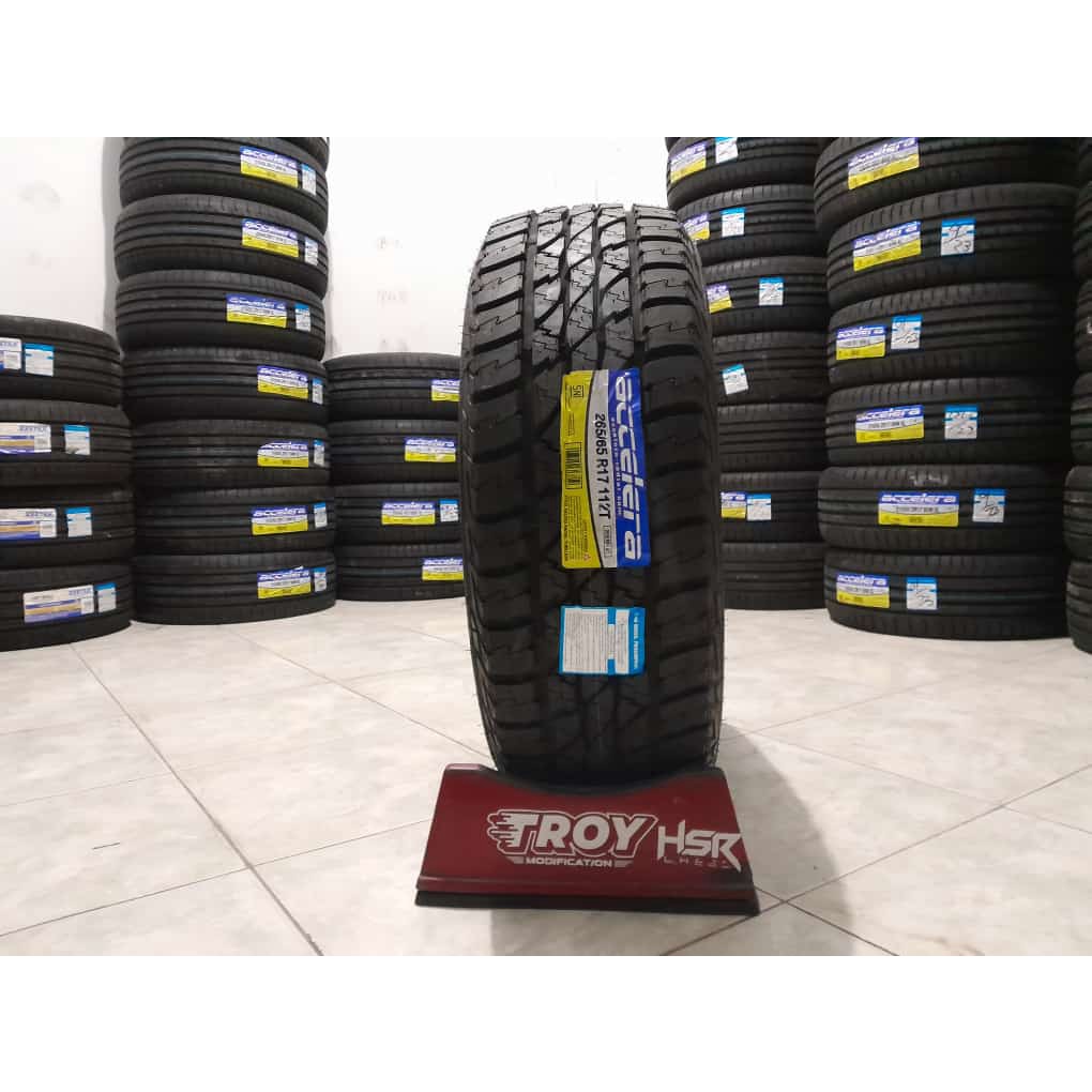 Ban Mobil Tubless R17 Standar Pajero,Fortuner A/T 265/65 R17 ACCELERA OMIKRON A/T 265/65/R17