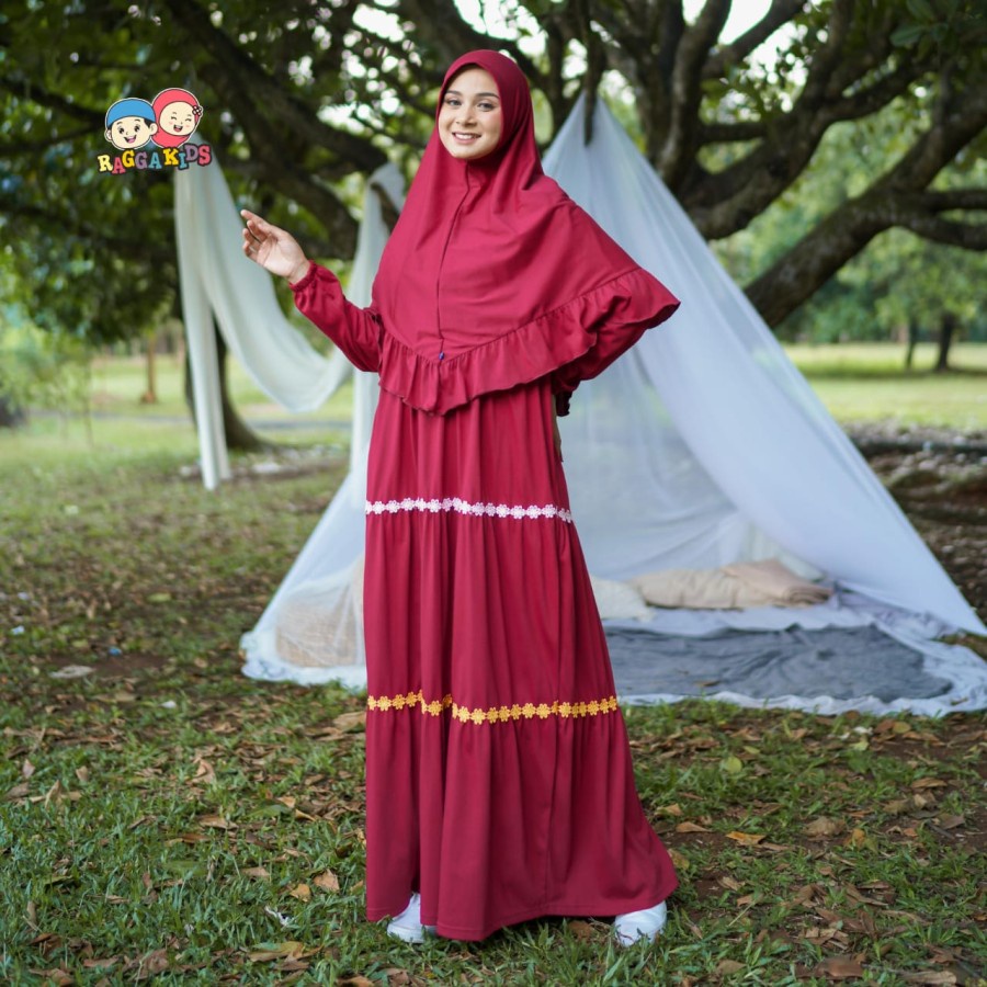 RGD15 Gamis kaos ibu dewasa Raggakids (.Gamis saja ) / rgd 37