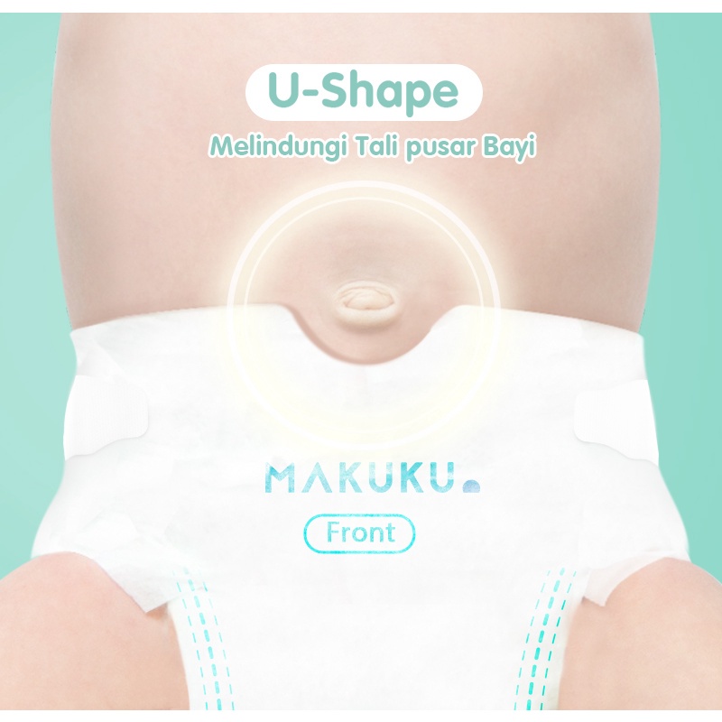 [2 PACK] MAKUKU SAP Diapers Comfort+ / Popok bayi Tipis SAP anti gumpal cepat kering sekali pakai tipe celana/ NB28/S36/M34/L32/XL32/XXL28 / perlengkapan bayi baru lahir / Pempers Newborn