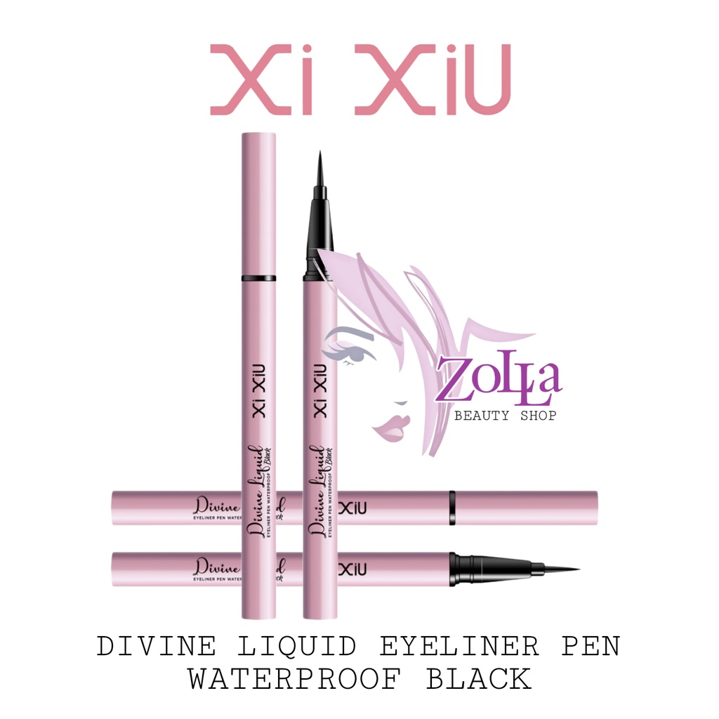 XI XIU DIVINE LIQUID EYELINER PEN WATERPROOF BLACK - BPOM - EYELINER XI XIU - XIXIU EYELINER MURAH