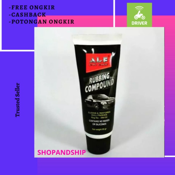 Promo Rubbing Compound Original / BELI 1 DAPAT 2 / Penghilang Barer Mobil Berkualitas