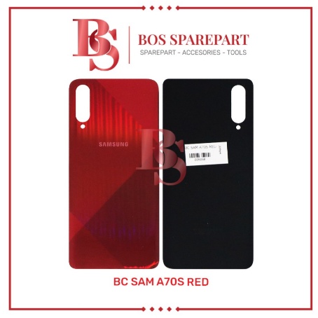 TUTUP BELAKANG SAMSUNG A70S RED / BACK DOOR / BACK COVER