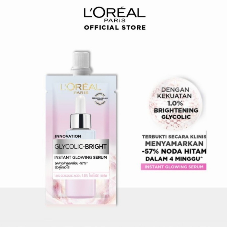 *NEW* L'oreal Loreal Paris Glycolic Acid Bright Instant Glowing Serum 6ml
