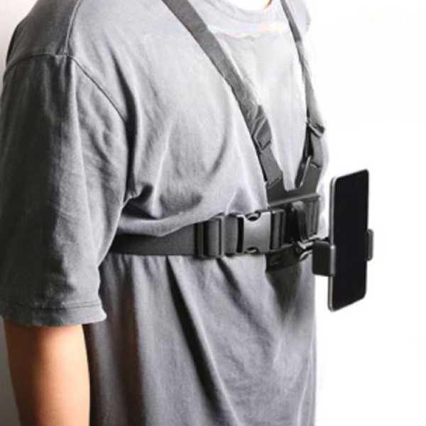 Chest Harness Belt Strap 5 in 1 for GoPro &amp; Smartphone - WYA01 - Black