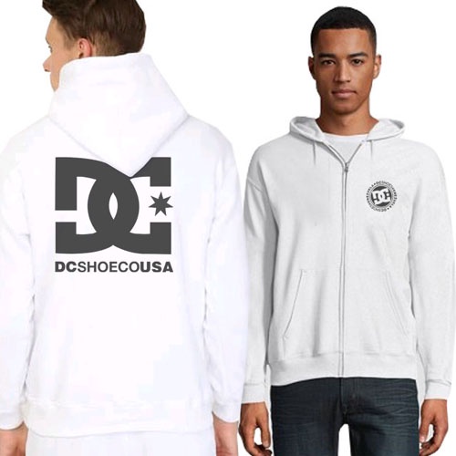 Jaket Hoodie DC Shoes Hoodie Ritsleting Bahan Cotton Fleece [Bisa COD] New Zipper Hoodie