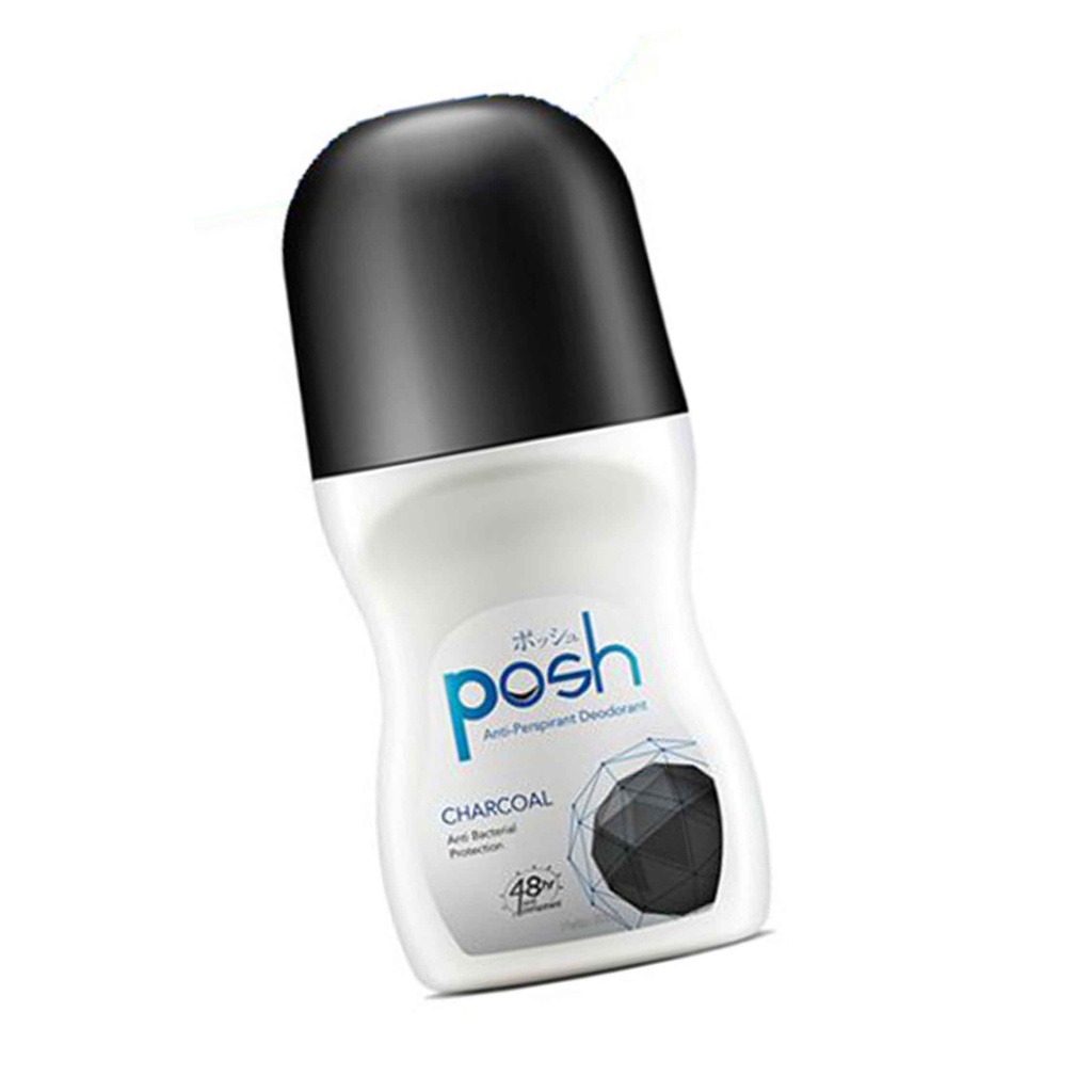 Posh Deodorant / Deodorant Roll On / Charcoal / 50ml