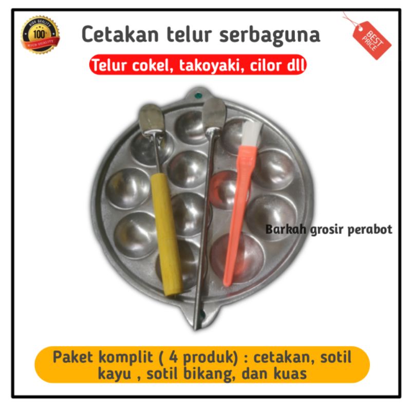 Wajan Penggorengan Pengorengan alat cetak cetakan telur cokel kue cubit cilor maklor dorayaki takoya