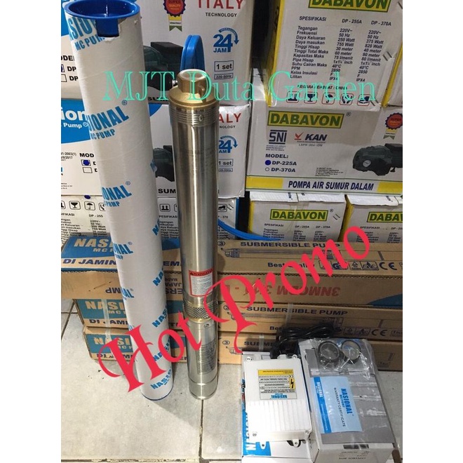 Mesin Pompa Air Satelit 3Nasional Mcpump 1/2Hp