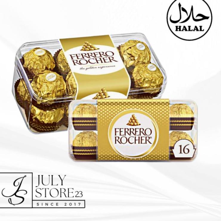 

❈ Ferrero Rocher T16 chocolate / coklat isi 16⁵ ➢