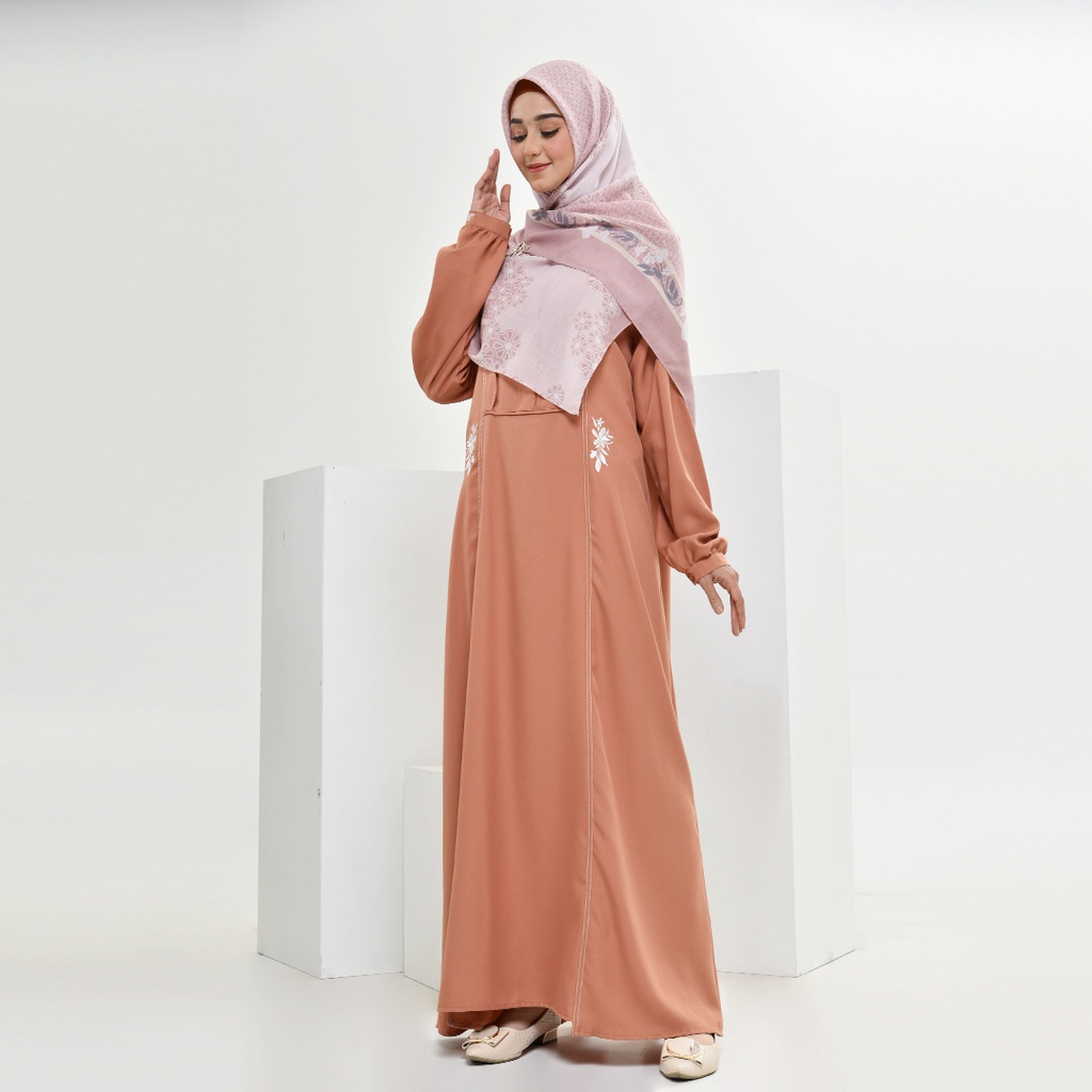 Bani Batuta - Gamis Dresslim Lengan Panjang Rabbani Dilla Exclusive-310	 Coklat/brown