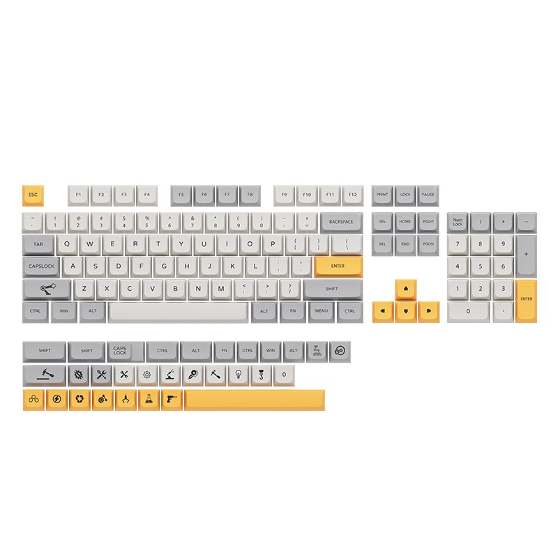 TORX Keycap Keyboard 127 Keys XDA Profile Dye Sublimation PBT Keycap