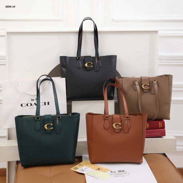 COA Leather Theo Tote Bag 6894-1