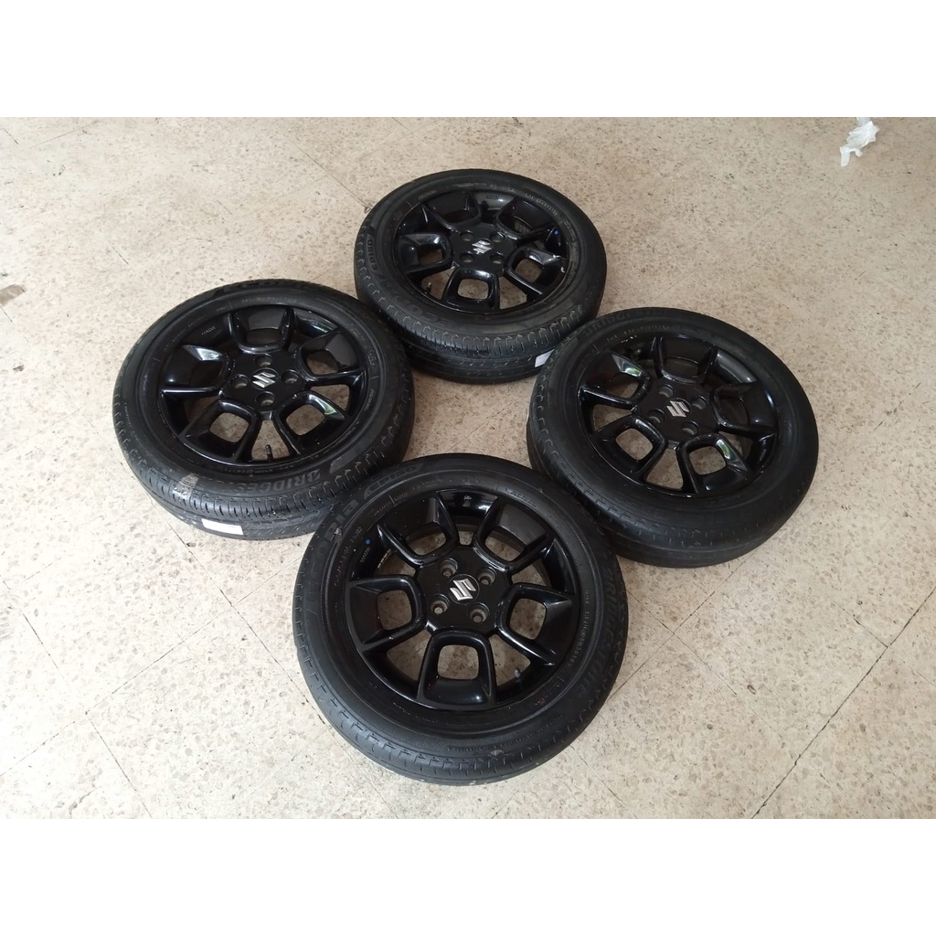 VELG BEKAS OEM STANDART IGNIS R15X5,5 LUBANG 5 PCD 4X100 ET40 +BAN 175 65 R15