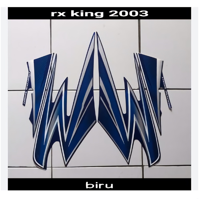 STRIPING STIKER LIS RX KING 2003 BIRU