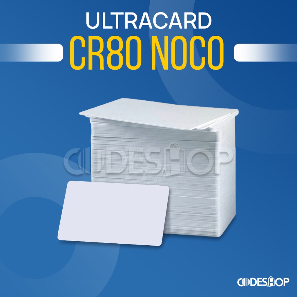 Kartu PVC Blank Id Card ULTRACARD HID Noco CR 80 isi 100 pcs