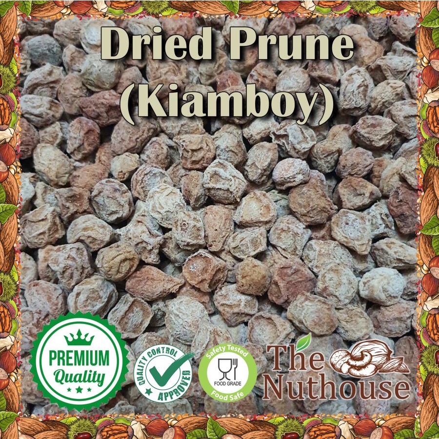 500gr Dried Prune / Plum Kering / Kiamboy / Kiamboi - Putih / Coklat