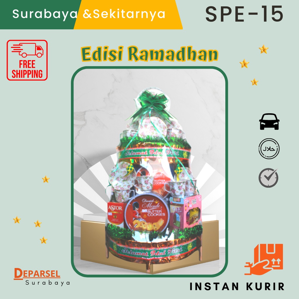 

Parcel Sidoarjo Lebaran Idul Fitri Exclusif Tea Set Vicenza Seri SPE-15