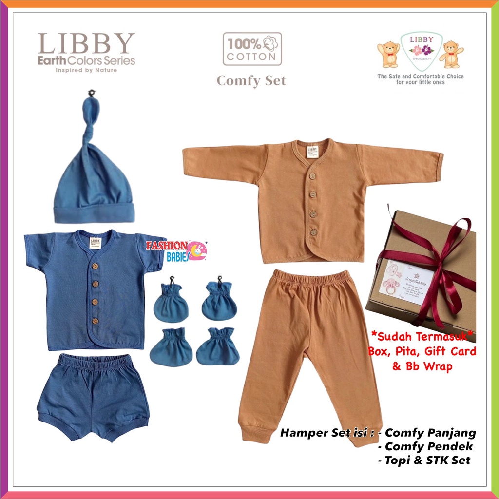 LIBBY COMFY SET HAMPERS LEBARAN | HAMPERS BABY | KADO BAYI BARU LAHIR ❤ FASHIONBABIES ❤