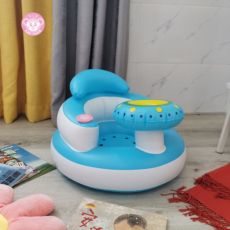 Sofa tiup untuk Bebek Sofa Tiup Kursi Pompa Tempat Duduk Bayi Balon Infant Seat Sofa Kursi Makan Bayi /sofa angin termurah dapat digunakan saat makan dan saat mandi tempat duduk bayi balon/sofa bayi/tempat duduk bayi/kursi balon bayi duduk