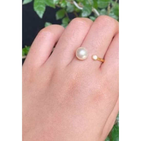 cincin emas mutiara laut