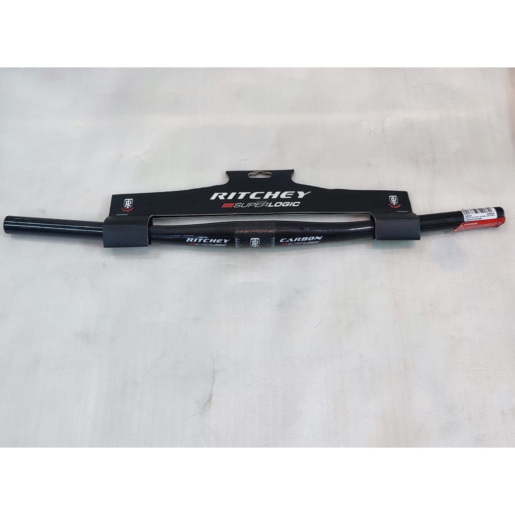 Handlebar Ritchey Super Logic Flatbar Carbon ORIGINAL Stang Sepeda Mtb