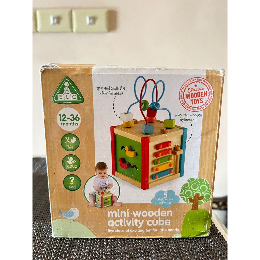 Mini Wooden Activity Toys Elc Mainan Bayi Mainan Edukasi *PRELOVED*