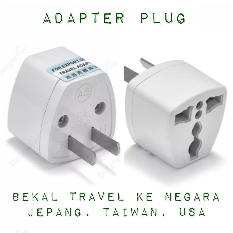 Colokan over steker JEPANG, TAIWAN dan USA Adapter Plug