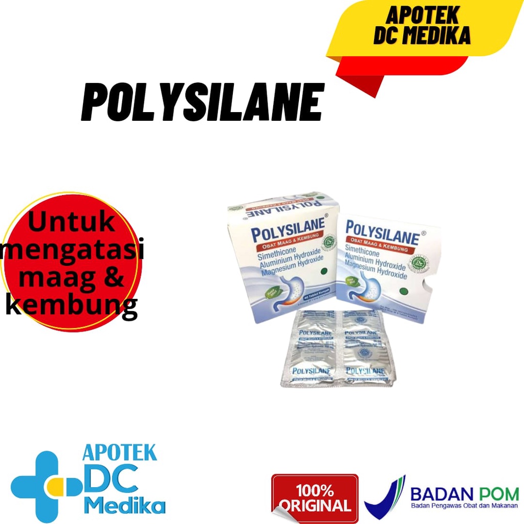 POLYSILANE TAB/ OBAT MAAG/ASAMLAMBUNG/KEMBUNG