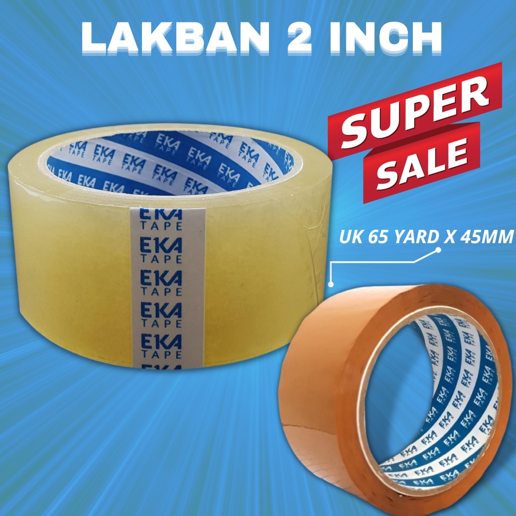 

LAKBAN SOLASI BENING COKLAT 45MMX65 YARD EKA TAPE By DAIMARU