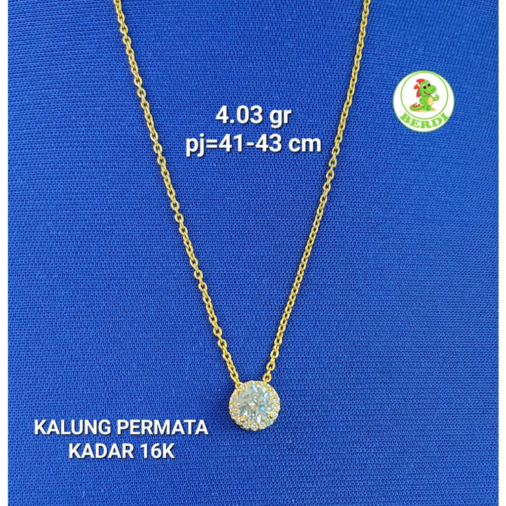 Kalung wanita dewasa variasi set liontin kadar 700 16k