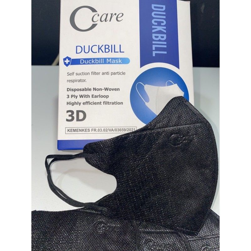 MASKER DUCKBILL CCARE 4 PLY ISI 50 PCS