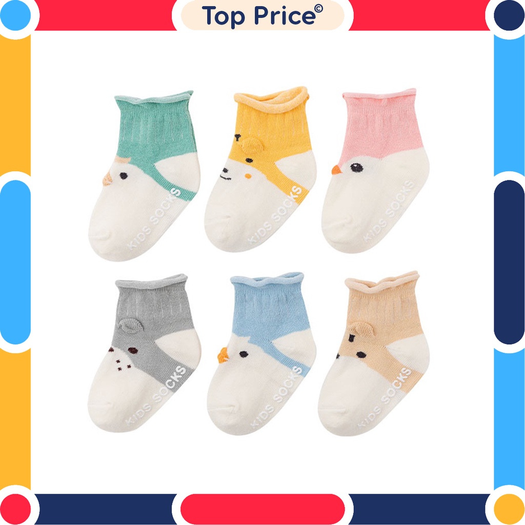 Kaos Kaki Anak Bayi Karakter Boneka Lucu / Kaus Kaki Kartun Fashion / Baby Socks Import BB21